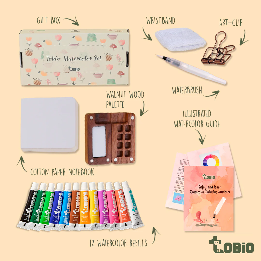 TobiosKits™ Watercolor Kit